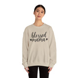 Blessed Mama Crewneck Sweatshirt — Cozy Mother's Day Gift