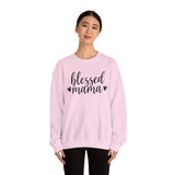 Blessed Mama Crewneck Sweatshirt — Cozy Mother's Day Gift