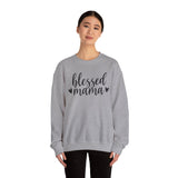Blessed Mama Crewneck Sweatshirt — Cozy Mother's Day Gift
