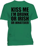 Kiss Me I'm Drunk or Irish T-Shirt
