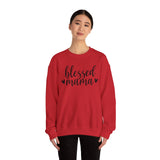 Blessed Mama Crewneck Sweatshirt — Cozy Mother's Day Gift