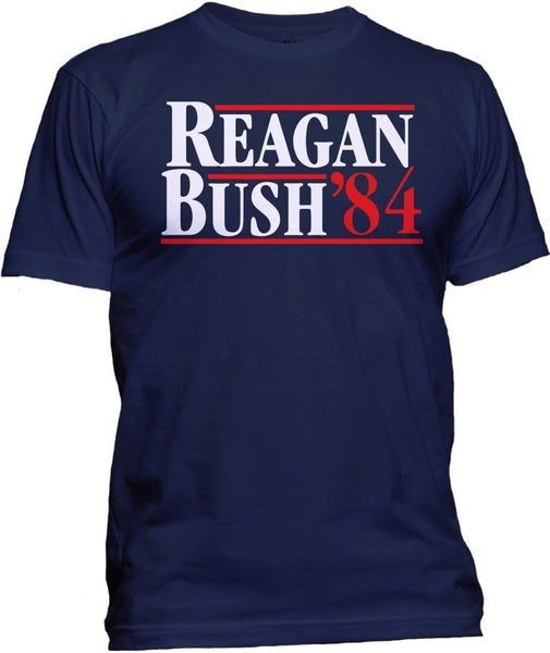 Reagan Bush 84 Retro Political T-Shirt