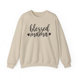 Blessed Mama Crewneck Sweatshirt — Cozy Mother's Day Gift