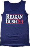 Reagan Bush 84 Retro Political Tank Top