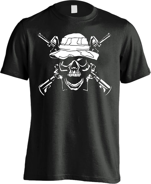 Army Ranger Military Skull T-Shirt