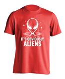 It's Obviously Aliens Funny Graphic T-Shirt