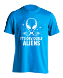 It's Obviously Aliens Funny Graphic T-Shirt