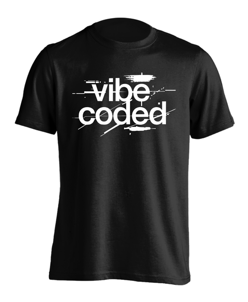 Vibe Coded T-Shirt Coder Meme Graphic Tee Shirt