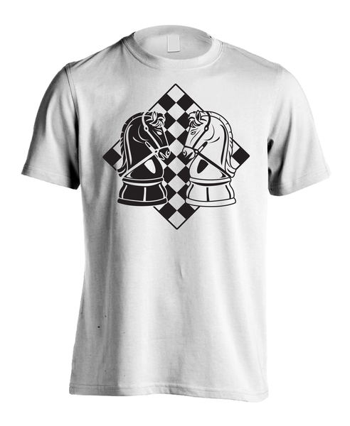 Knights Face Off Chess T-Shirt