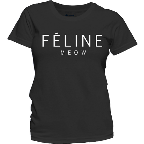Women's Feline Meow T-Shirt