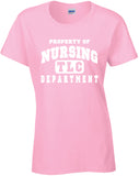 Property of Nursing TLC Department Cute Nursing T-Shirt